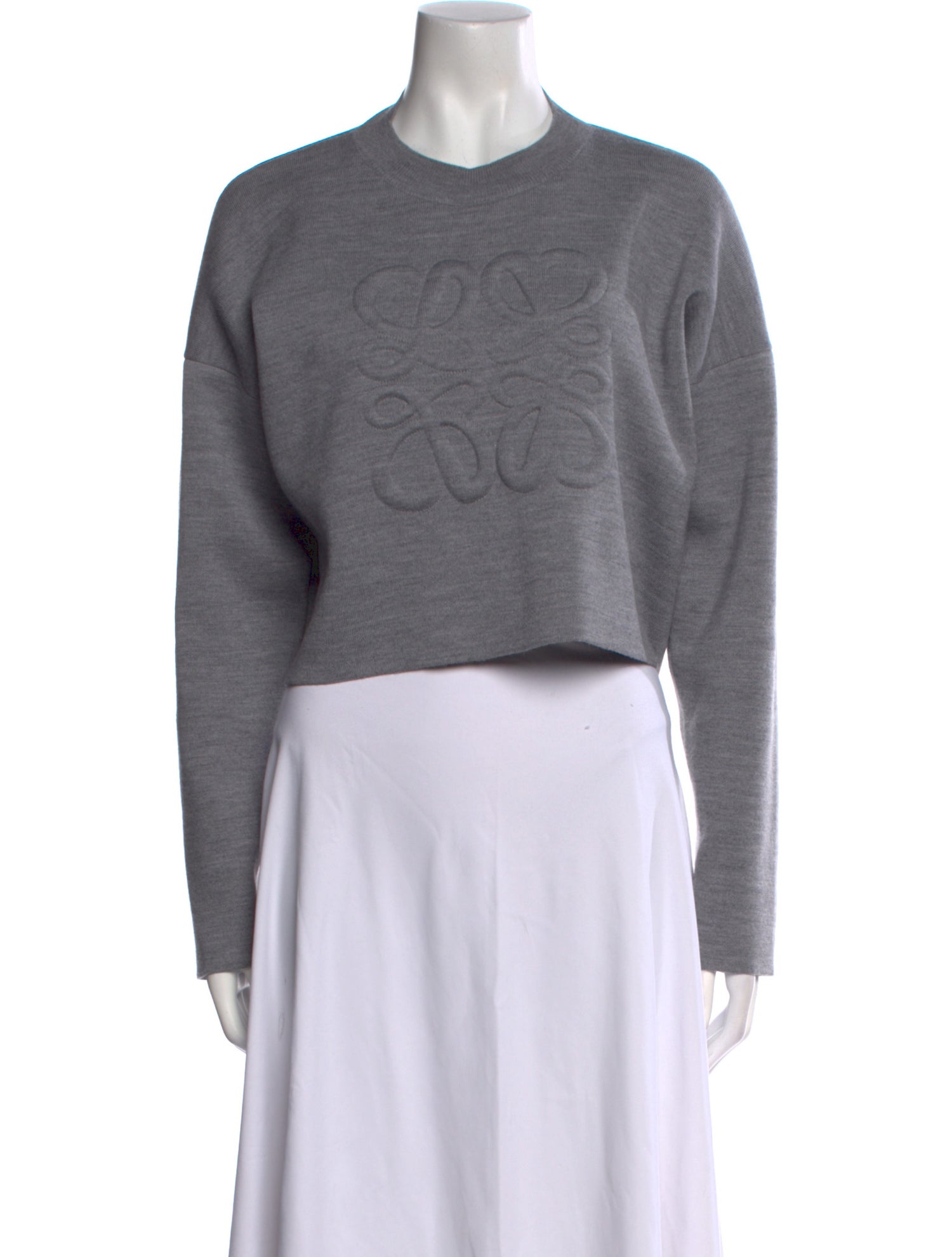 Loewe Anagram Wool Crop Top