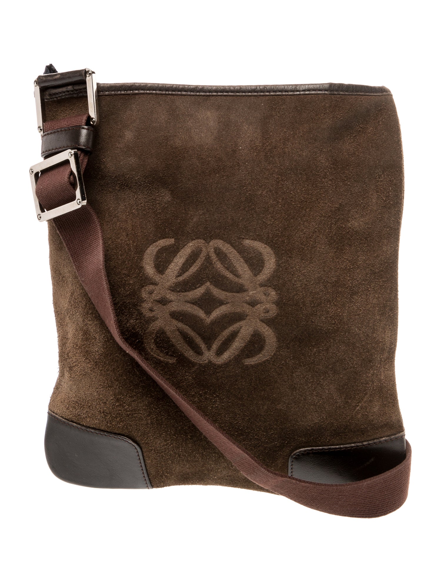 Loewe Suede Messenger Bag Vintage