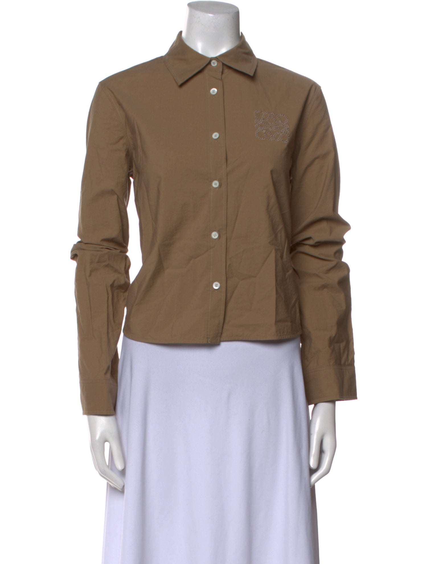 Loewe Long Sleeve Button-Up Top