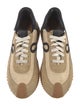 Loewe Suede Colorblock Pattern Sneakers