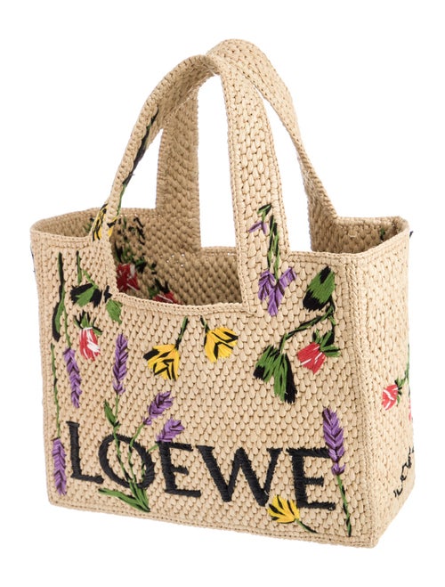 Loewe Paula's Ibiza Raffia Font Small