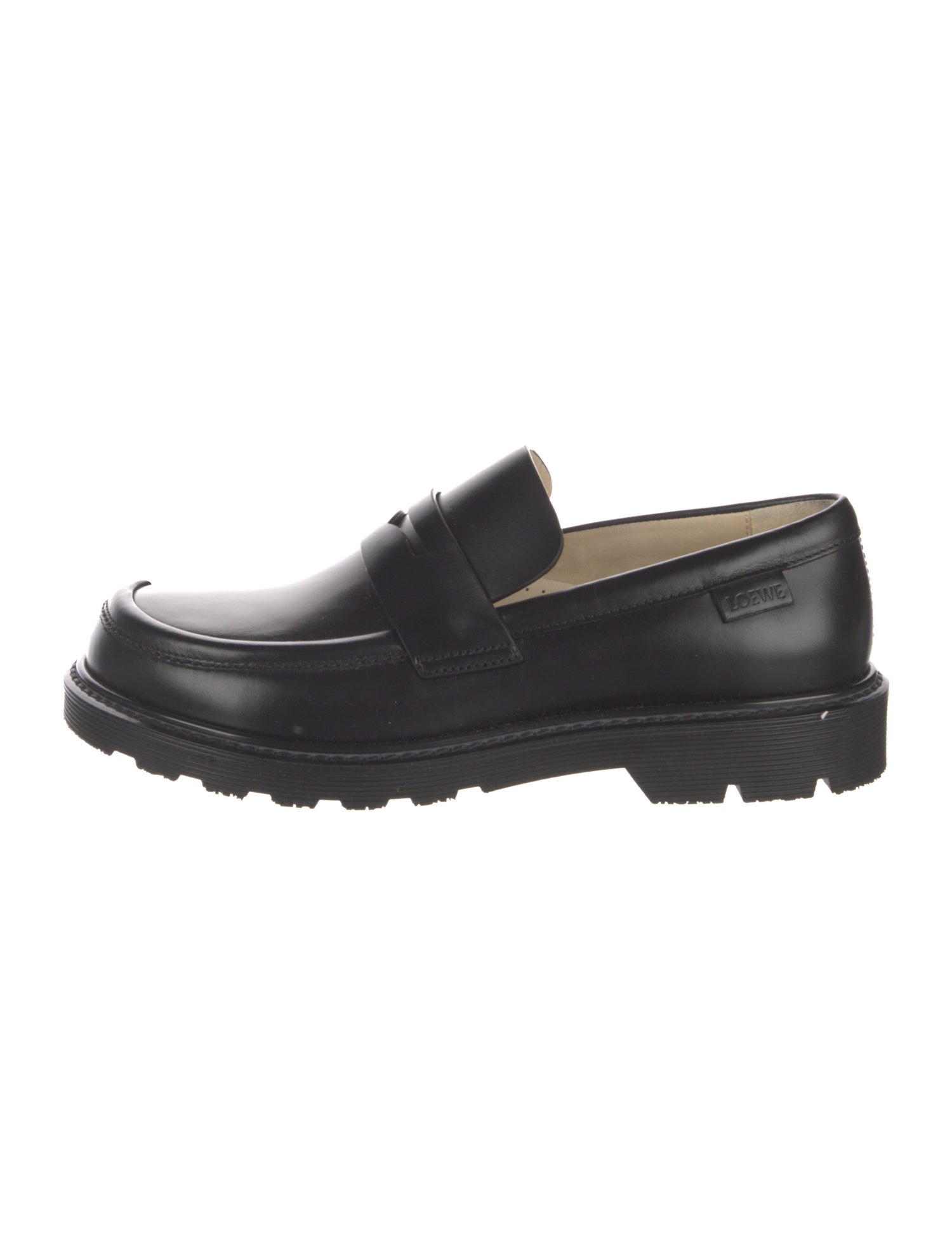 Loewe Leather Loafers