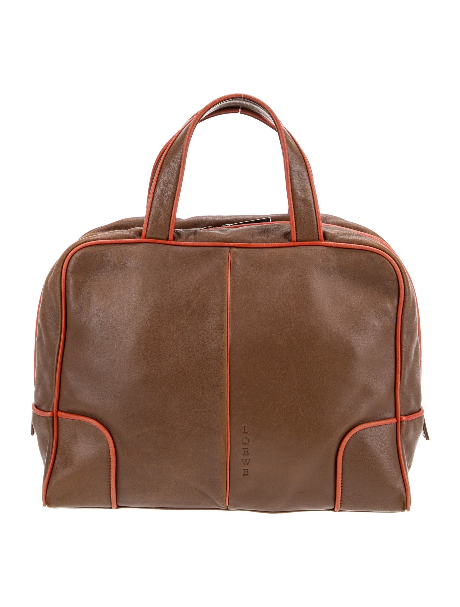 Loewe Leather Top Handle Bag Vintage