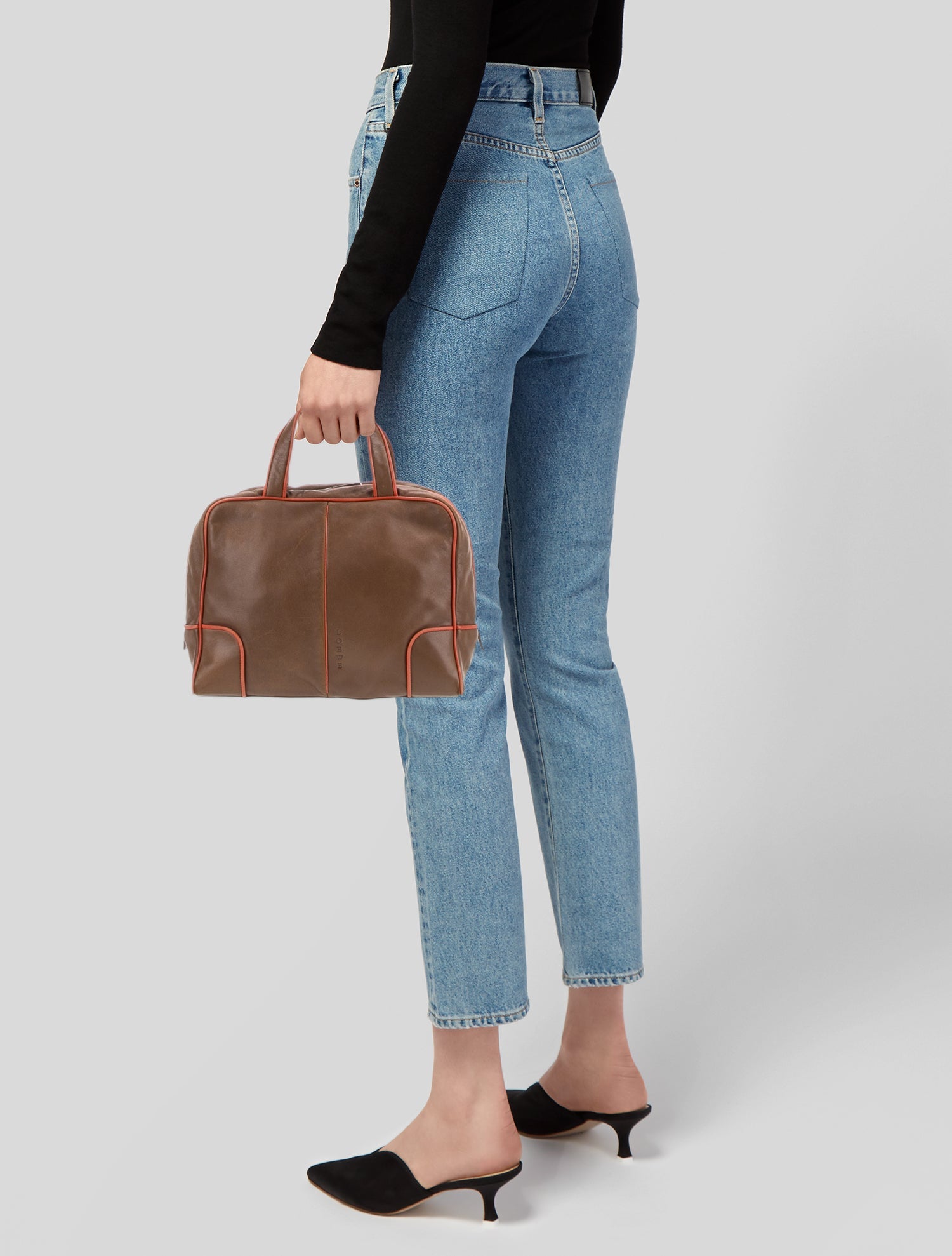 Loewe Leather Top Handle Bag Vintage