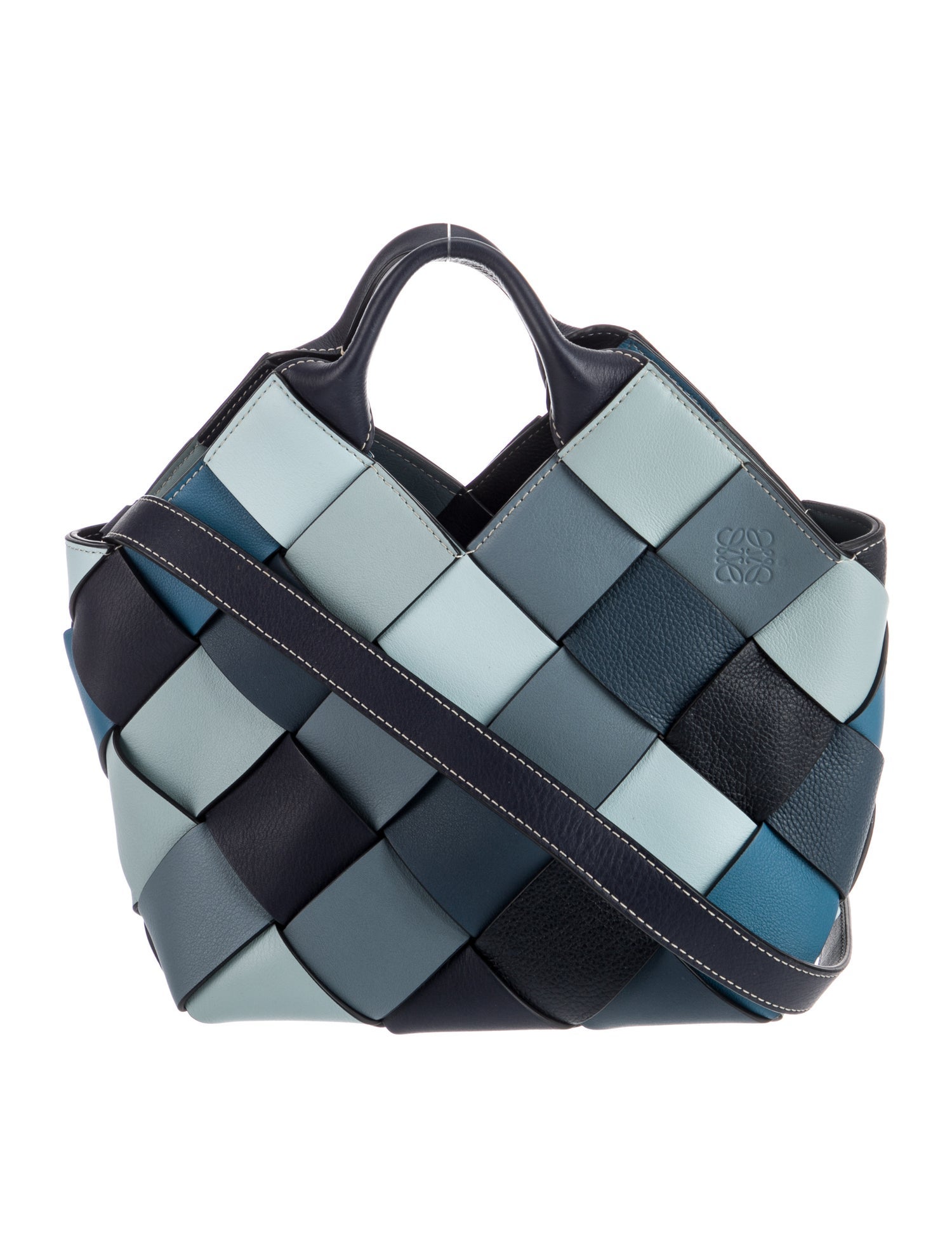 Loewe Leather Woven Basket