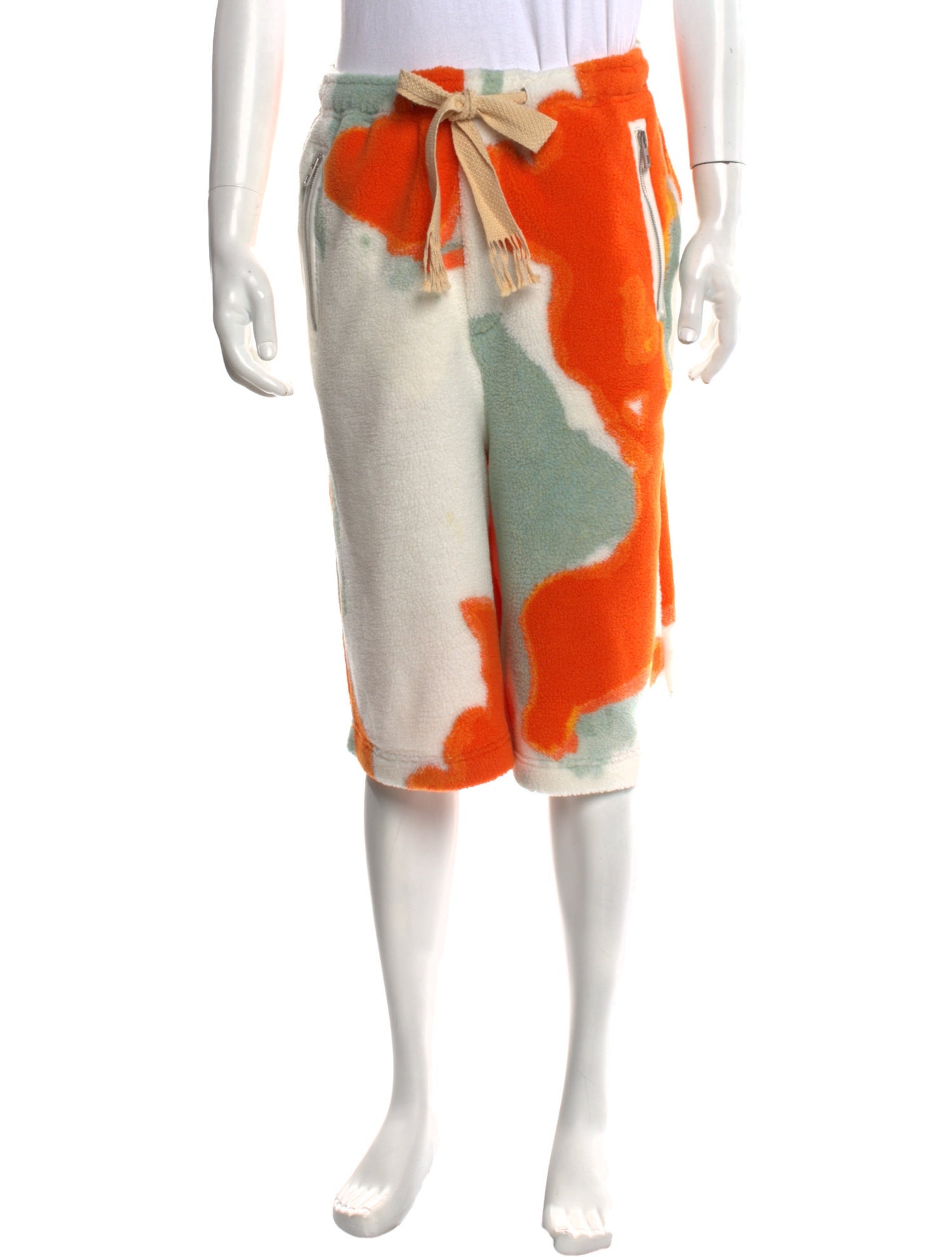 Loewe Colorblock Pattern Jogger Shorts