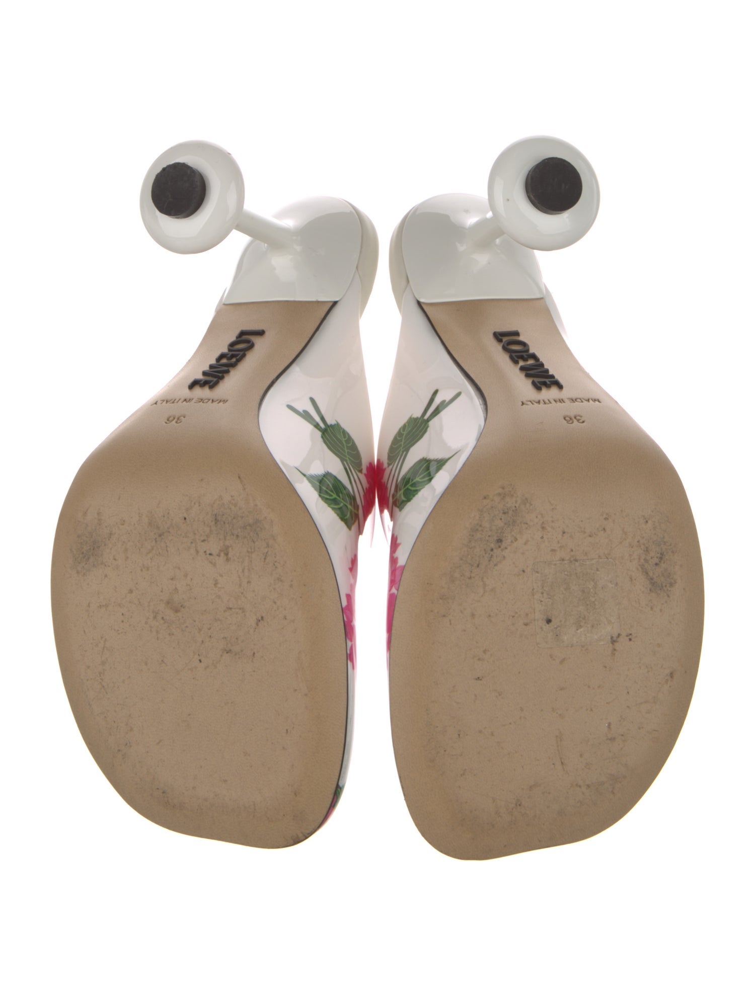 Loewe PVC Floral Print Mules