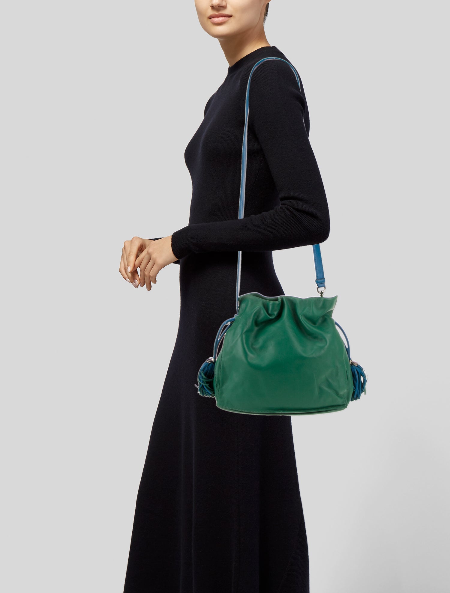 Loewe Leather Flamenco Tassel Medium