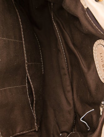 Loewe Suede Anagram Tassel Tote