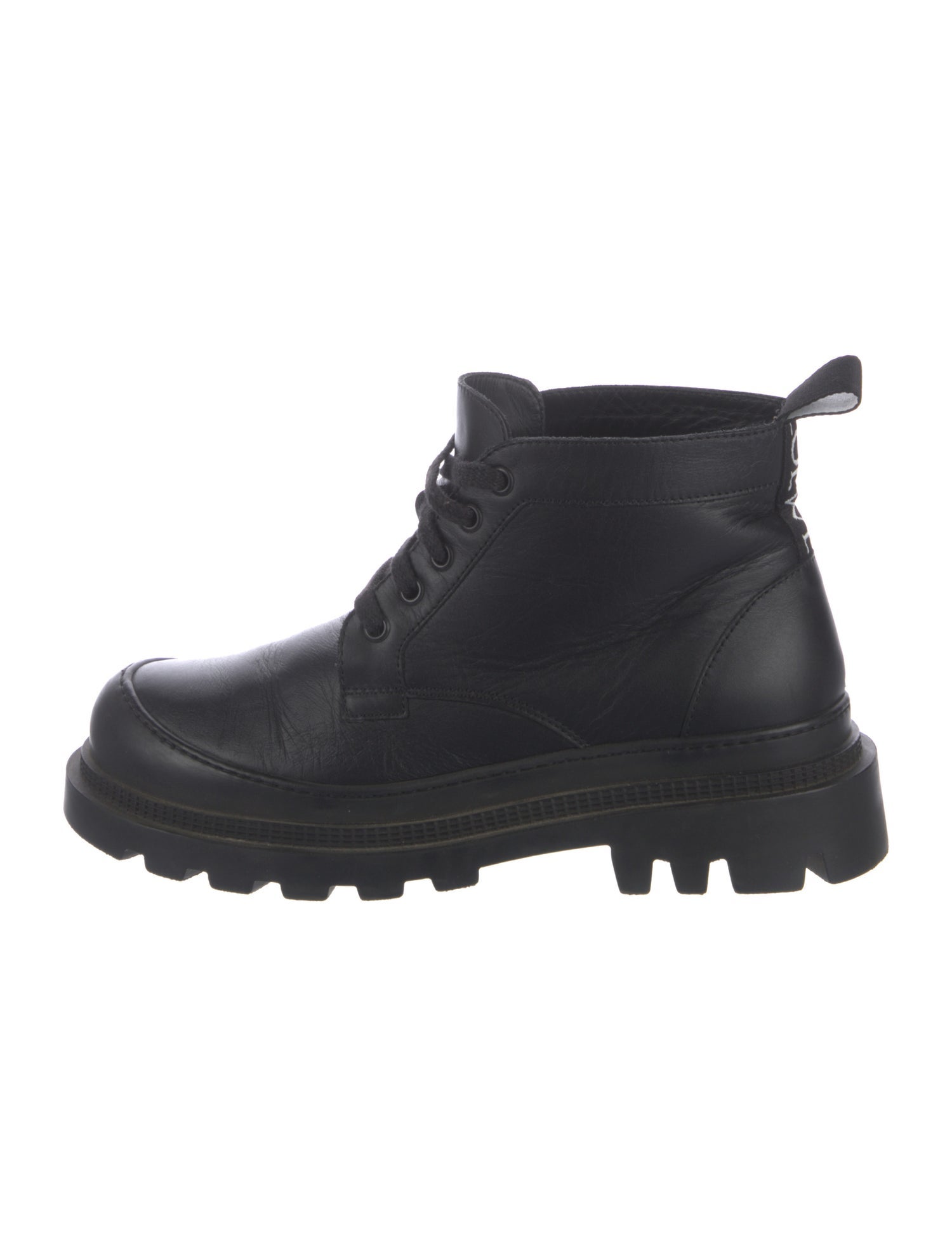 Loewe Leather Combat Boots