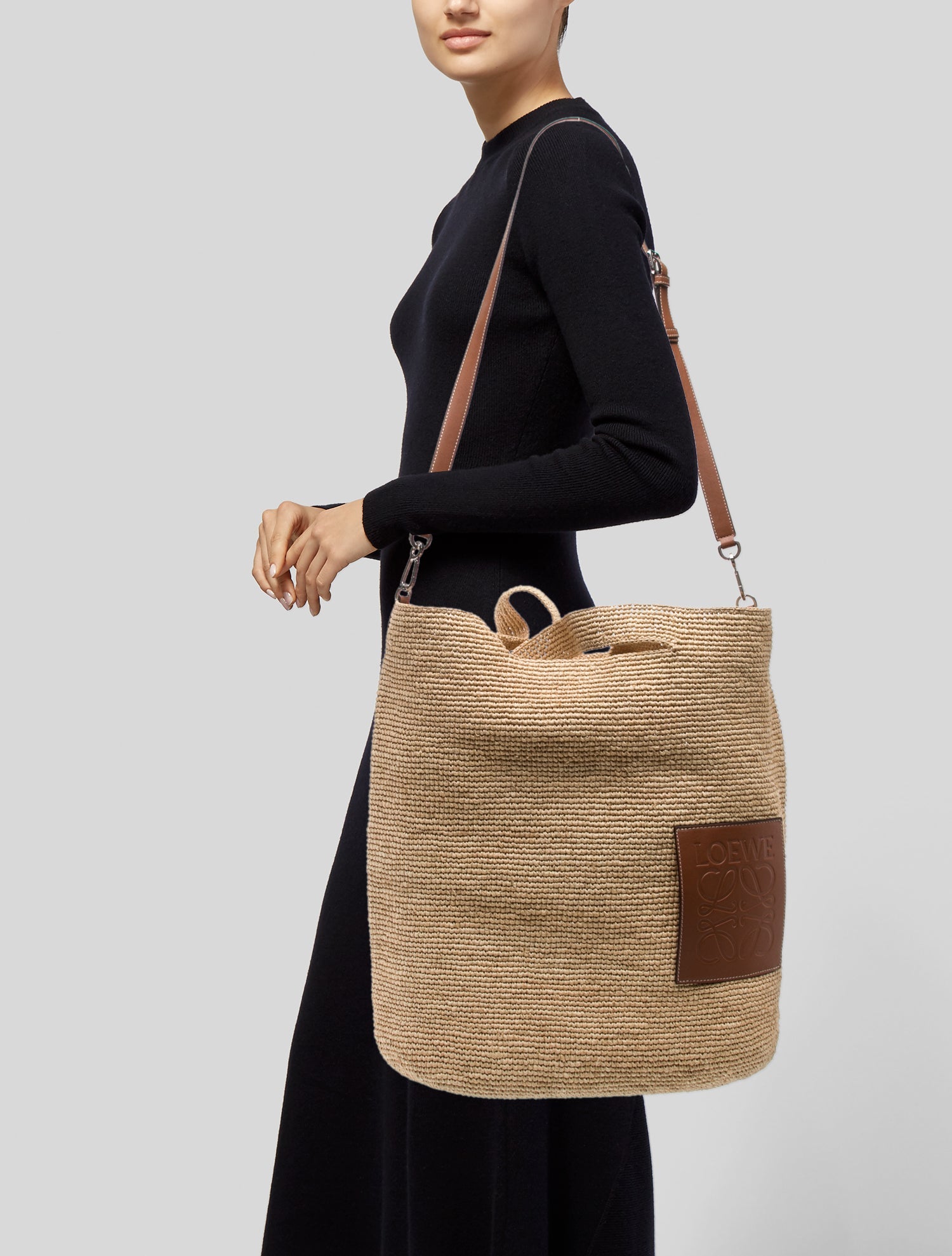 Loewe Raffia Paula's Ibiza Slit