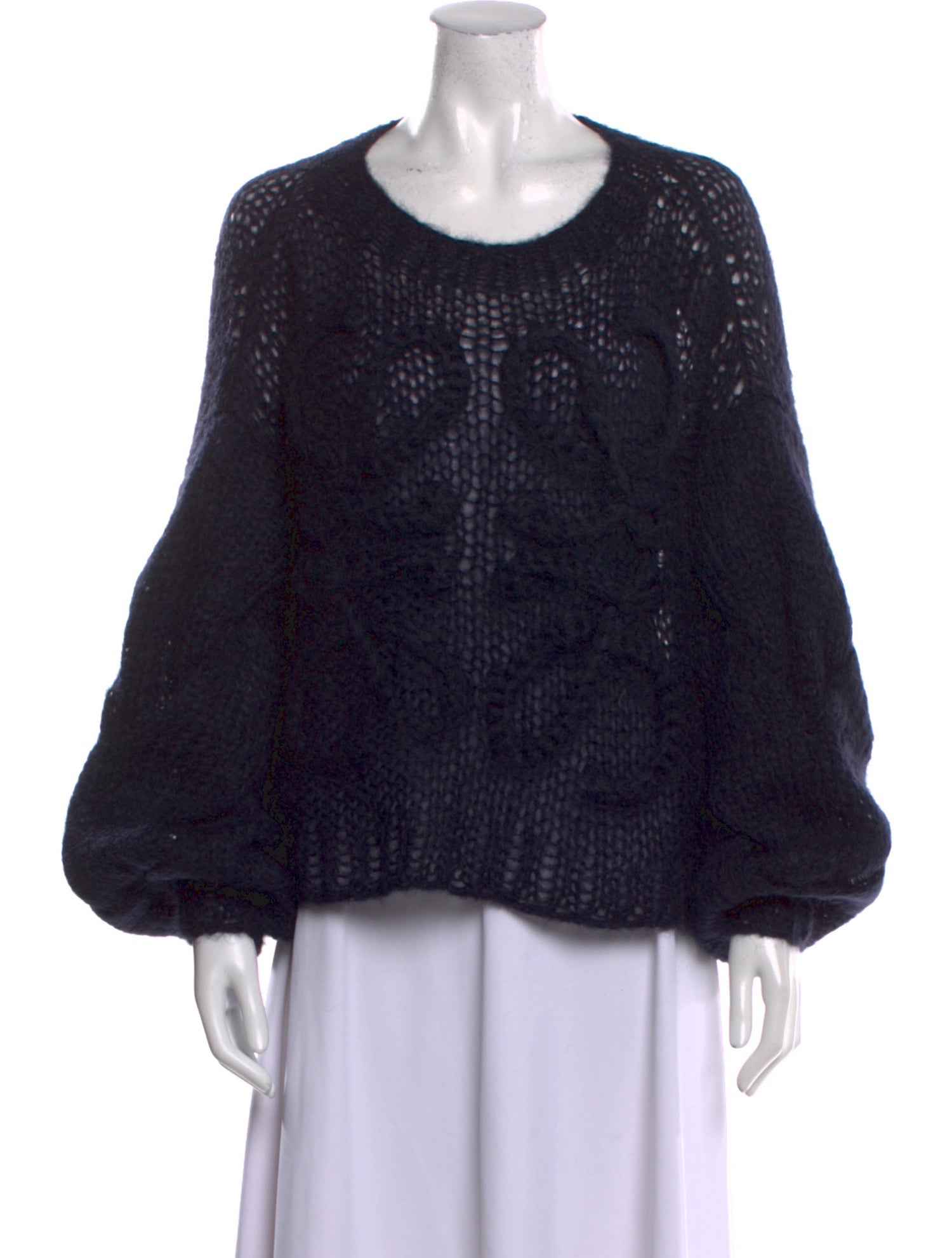 Loewe Mohair Scoop Neck Sweater