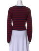Loewe Wool Striped Crop Top