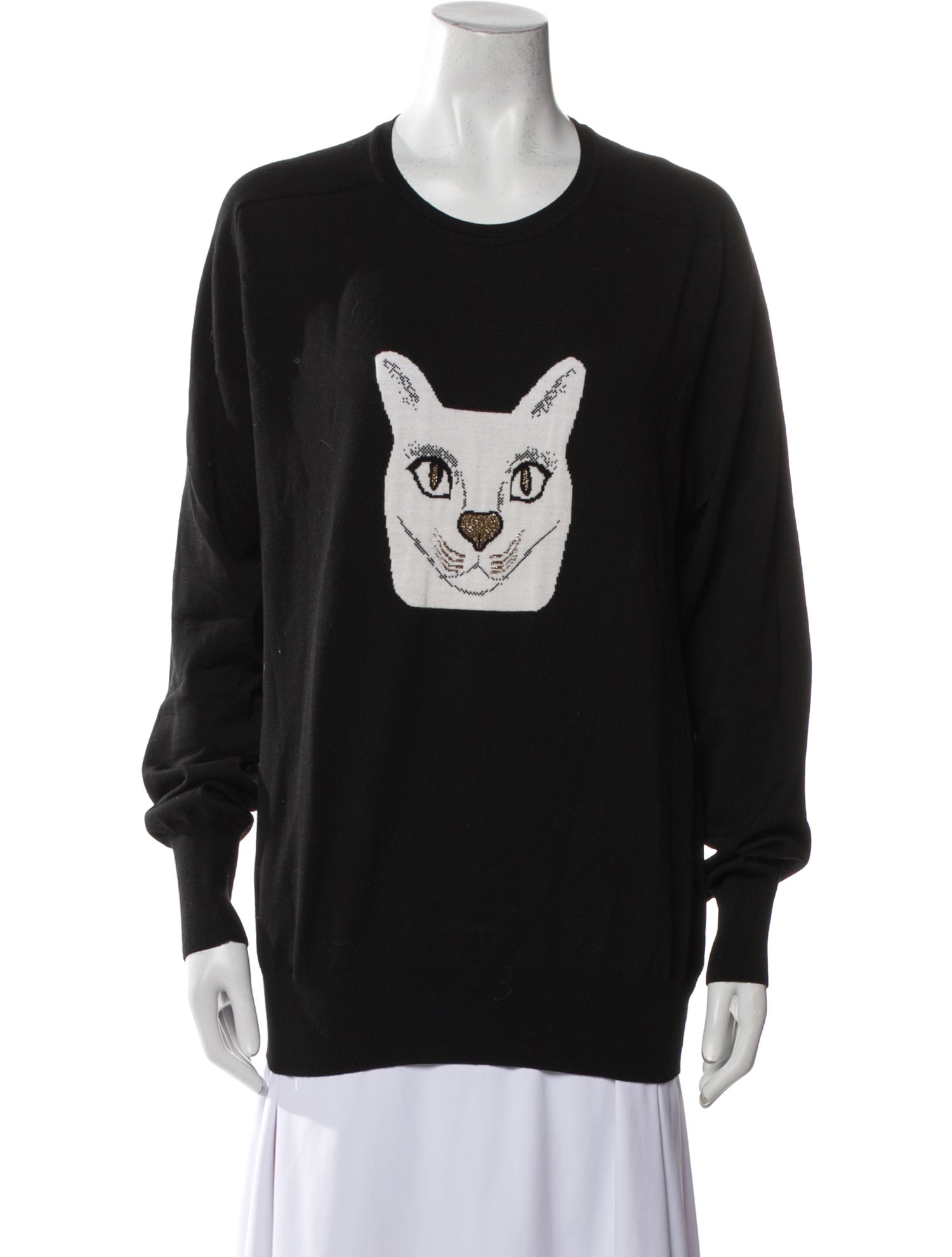 Loewe Virgin Wool Graphic Print Sweater