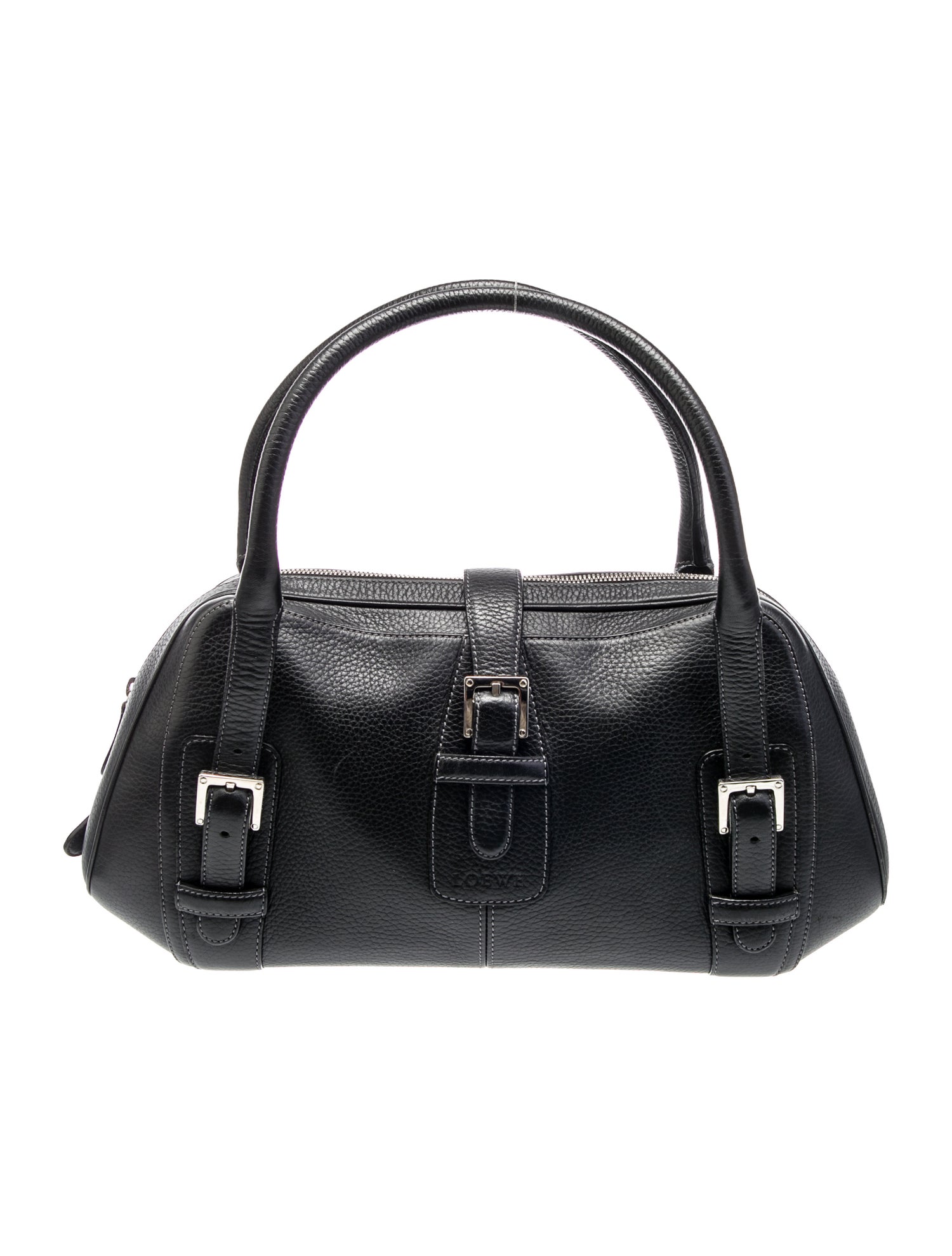 Loewe Leather Top Handle Bag