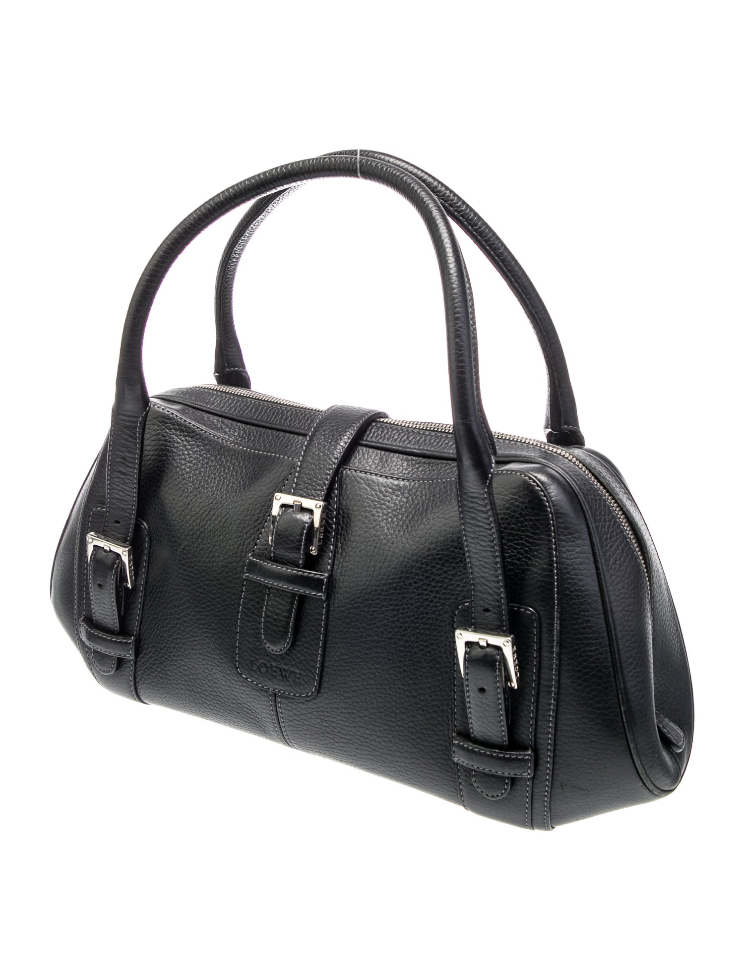 Loewe Leather Top Handle Bag