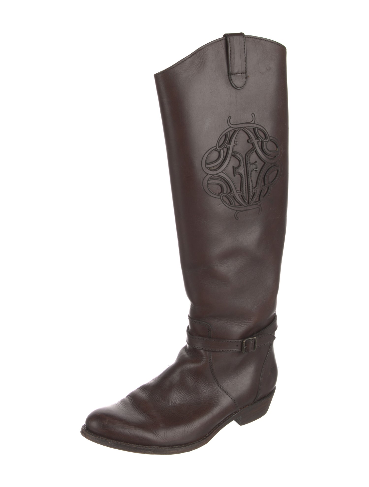 Loewe Leather Riding Boots