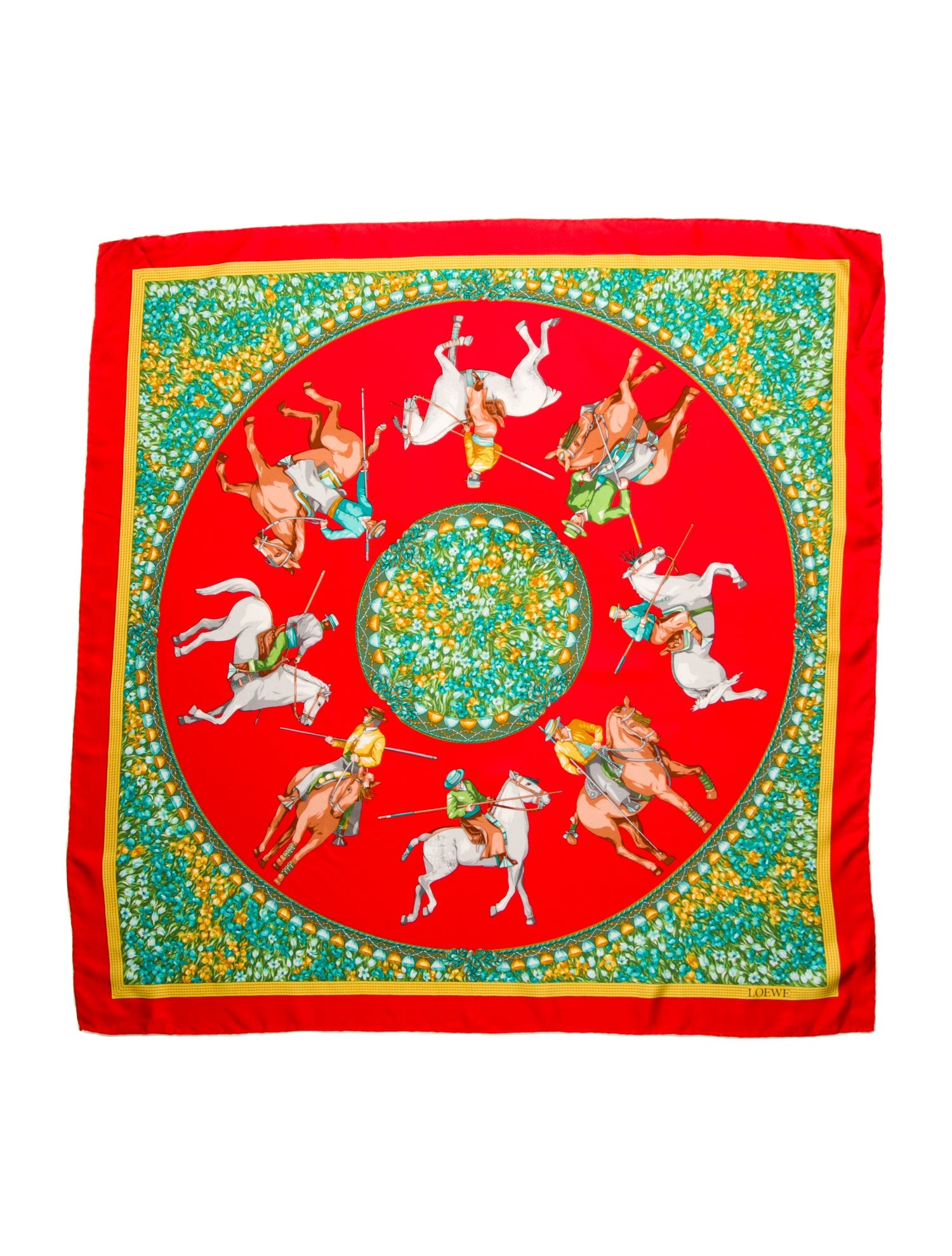 Loewe Silk Printed Scarf