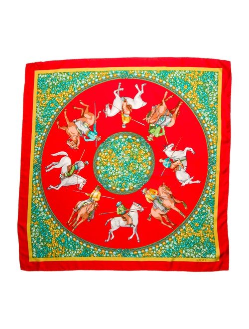 Loewe Silk Printed Scarf