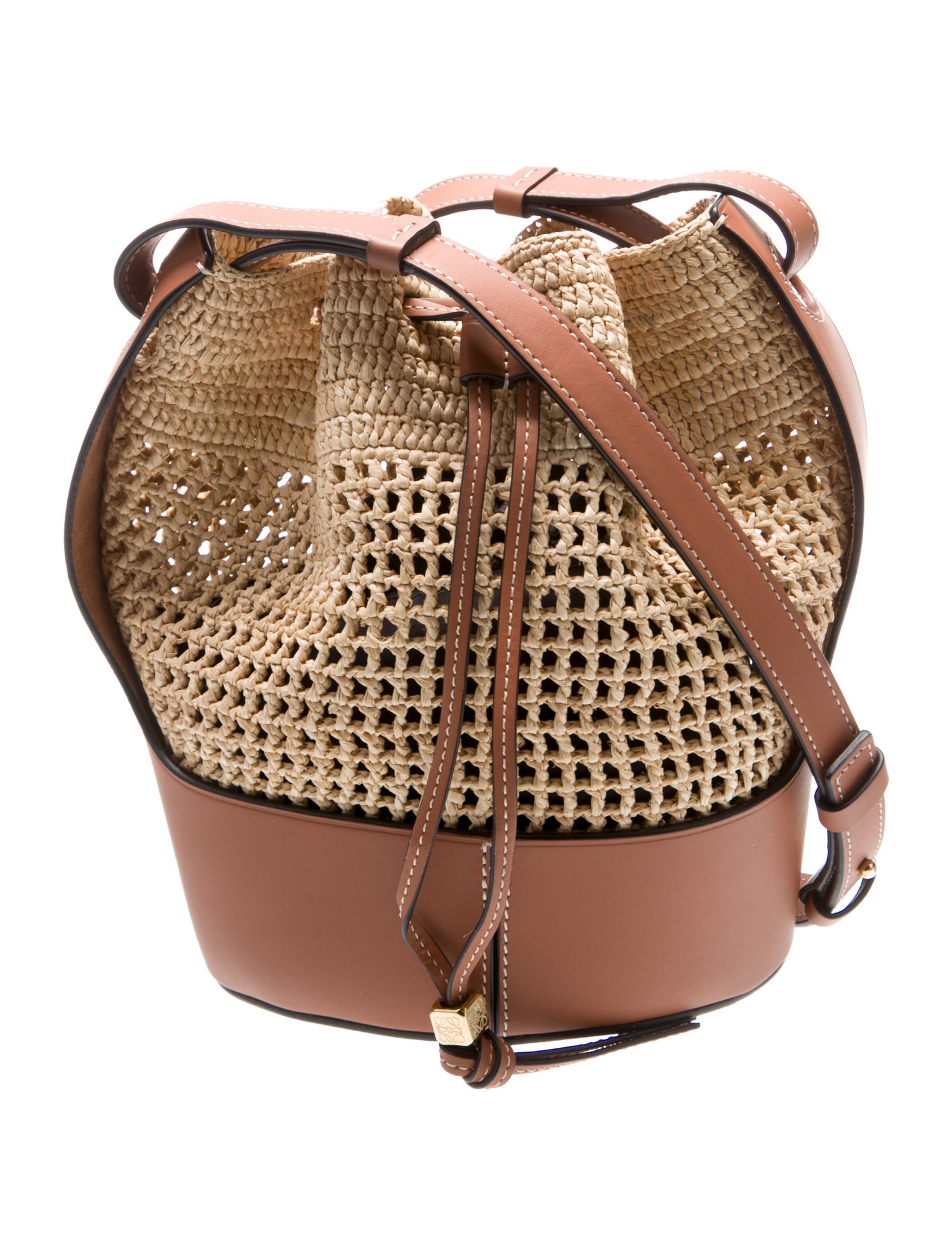Loewe Raffia Bucket Bag