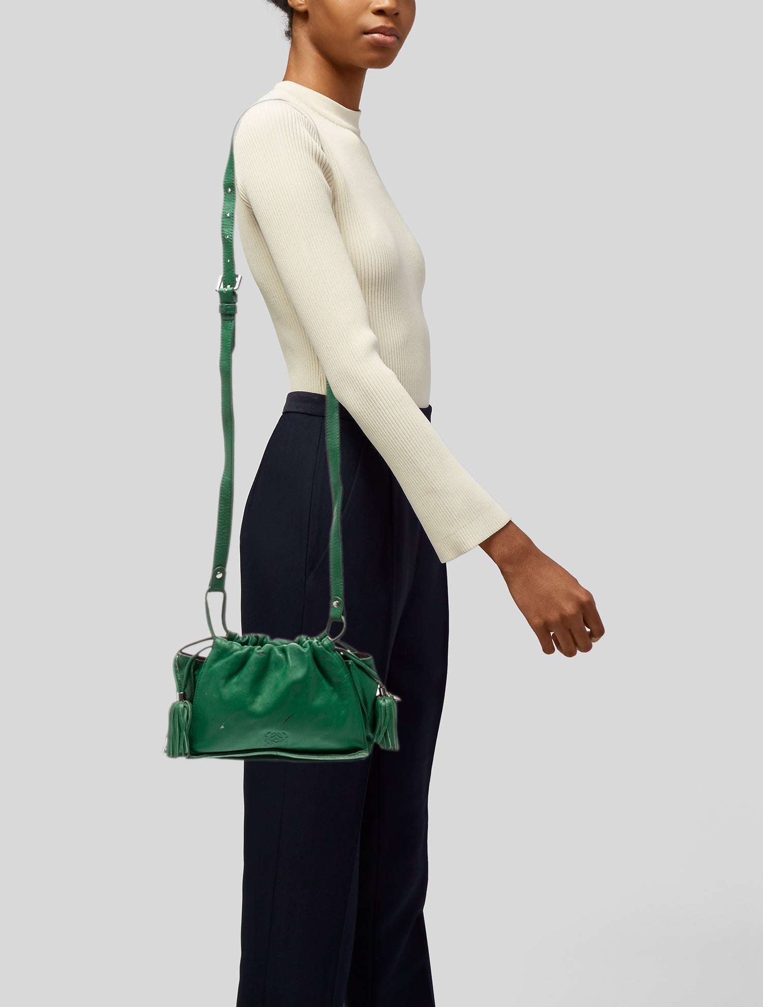 Loewe Leather Messenger Bag