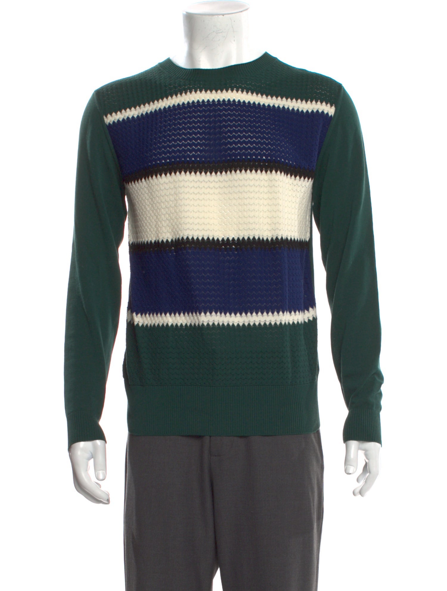 Loewe Striped Crew Neck Pullover