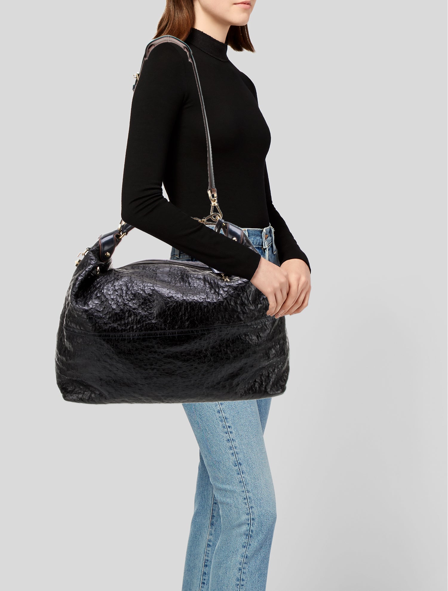 Loewe Ostrich Hobo Vintage