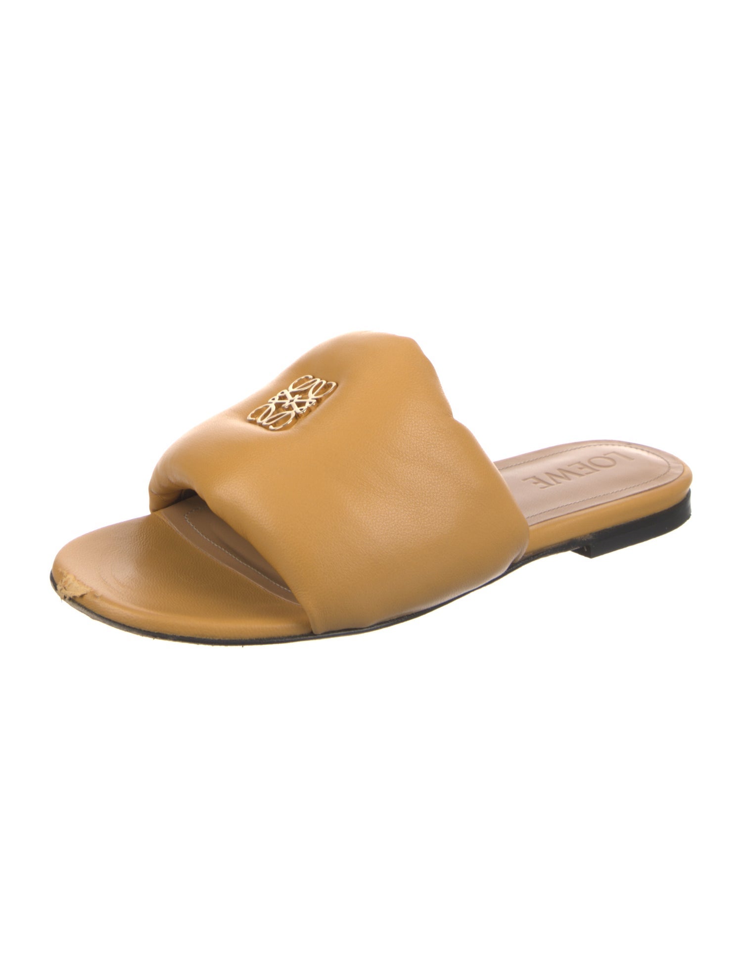 Loewe Leather Slides