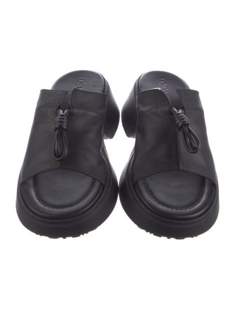 Loewe Leather Slides