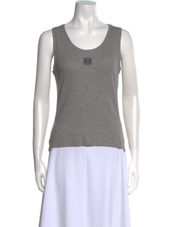 Loewe Scoop Neck Sleeveless Top