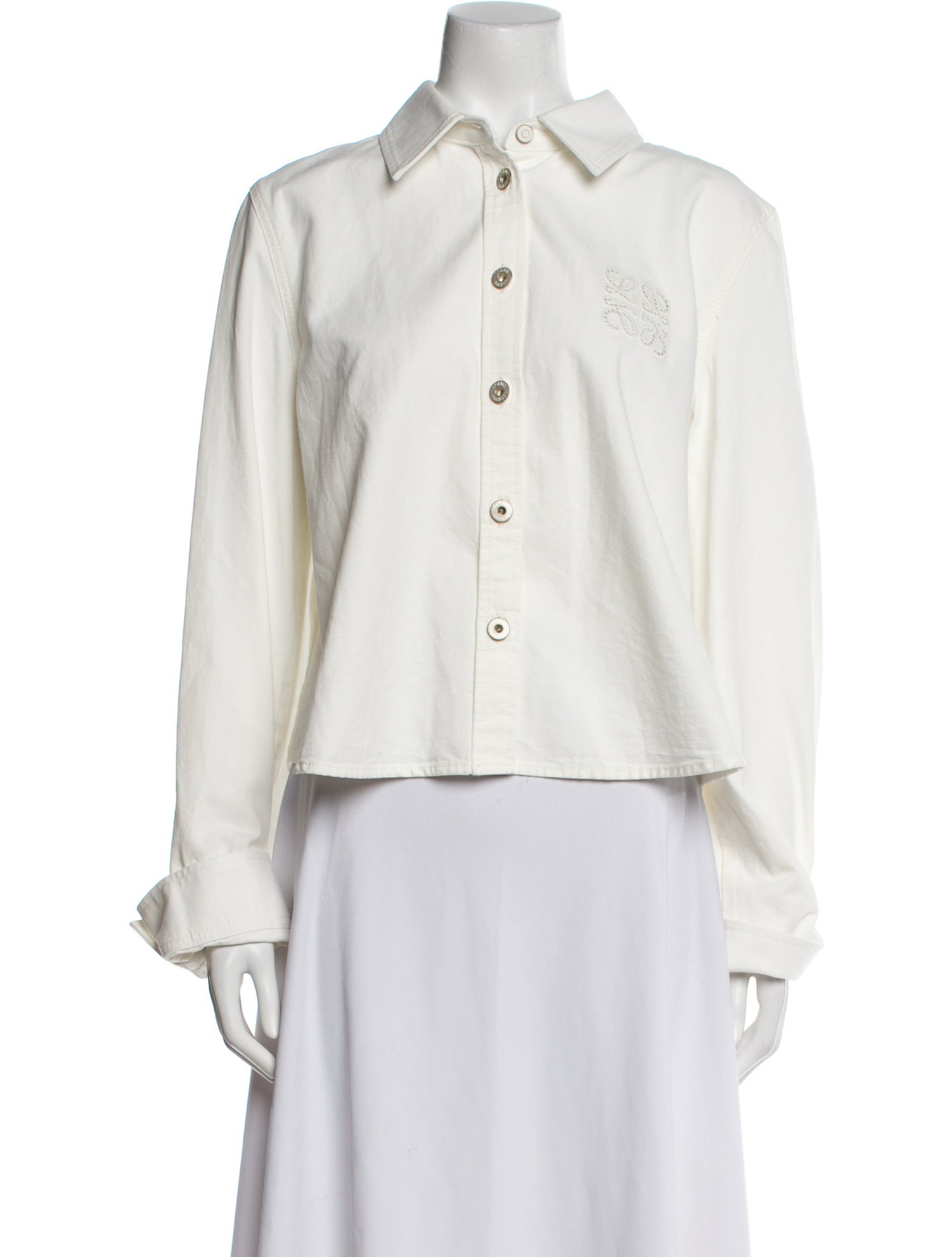 Loewe Long Sleeve Button-Up Top