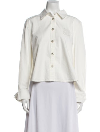 Loewe Long Sleeve Button-Up Top