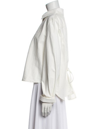 Loewe Long Sleeve Button-Up Top