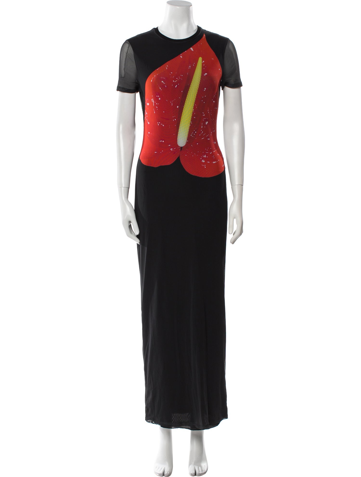 Loewe Colorblock Pattern Long Dress