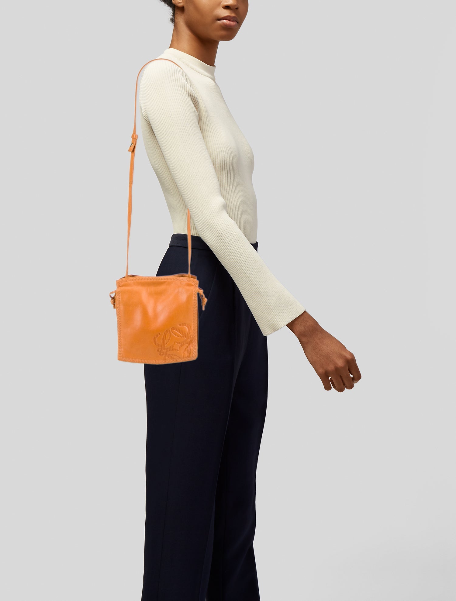 Loewe Leather Messenger Bag