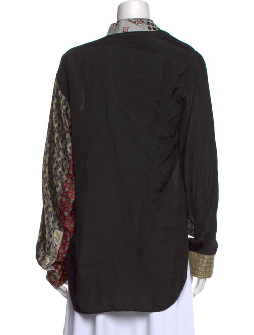 Loewe Silk Printed Button-Up Top