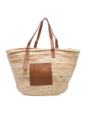 Loewe Raffia Basket Large