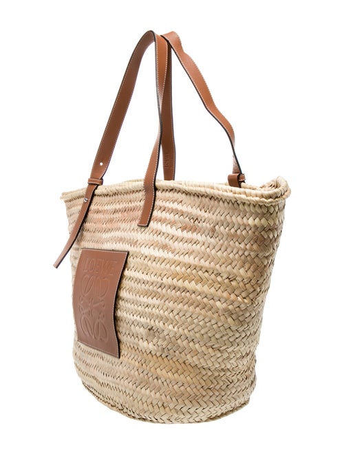 Loewe Raffia Basket Large