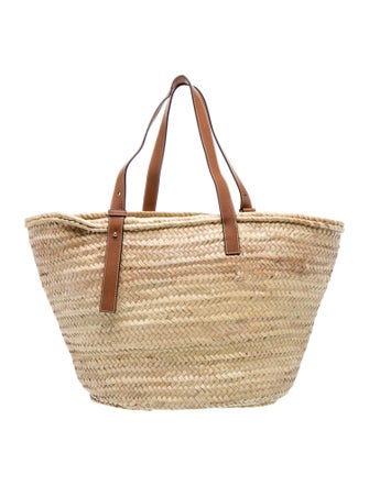 Loewe Raffia Basket Large