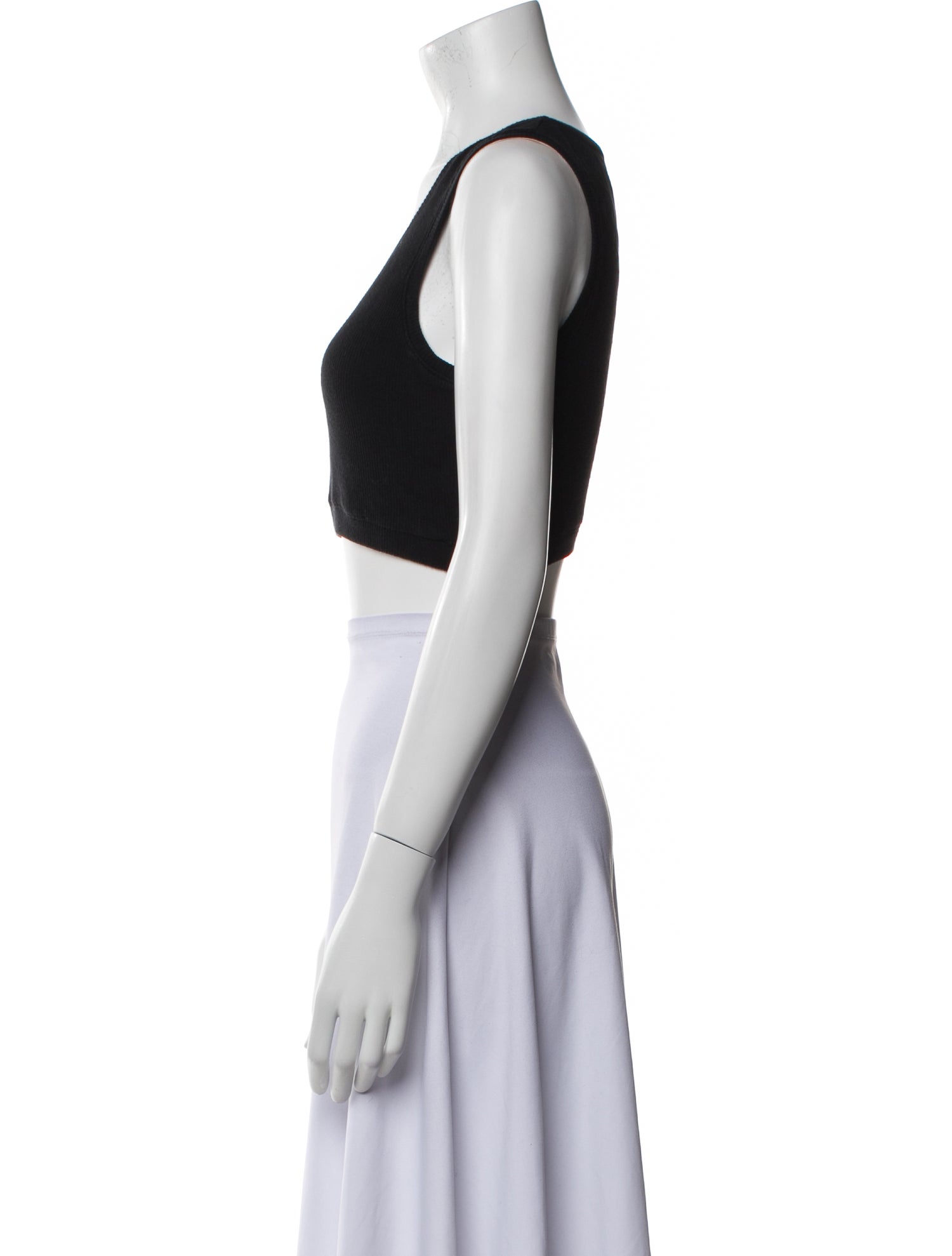 Loewe Scoop Neck Sleeveless Crop Top