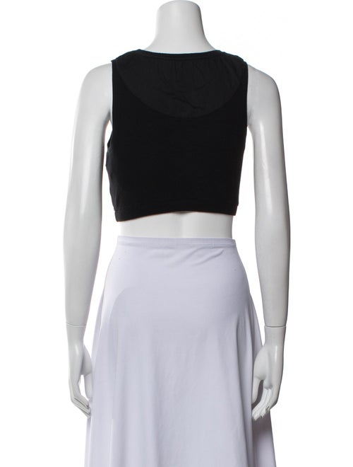 Loewe Scoop Neck Sleeveless Crop Top