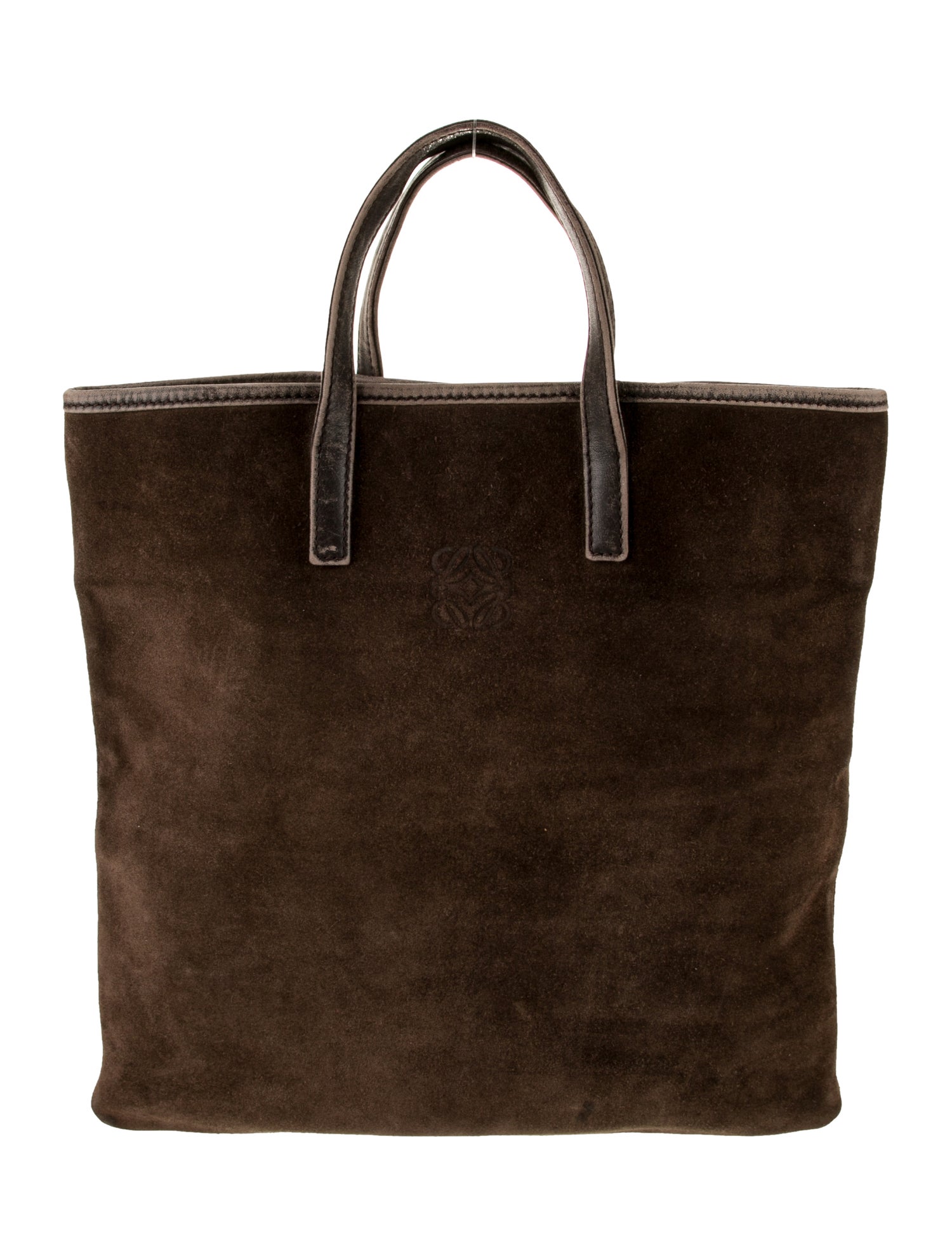 Loewe Suede Top Handle Bag Vintage