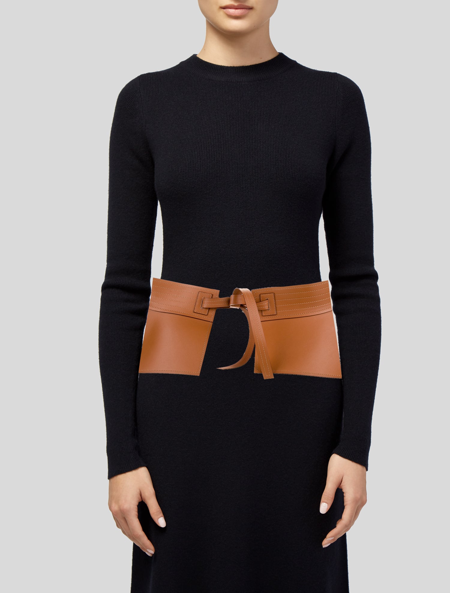 Loewe Wide Calfskin Waist Belt