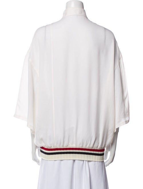 Loewe Silk Three-Quarter Sleeve Tunic