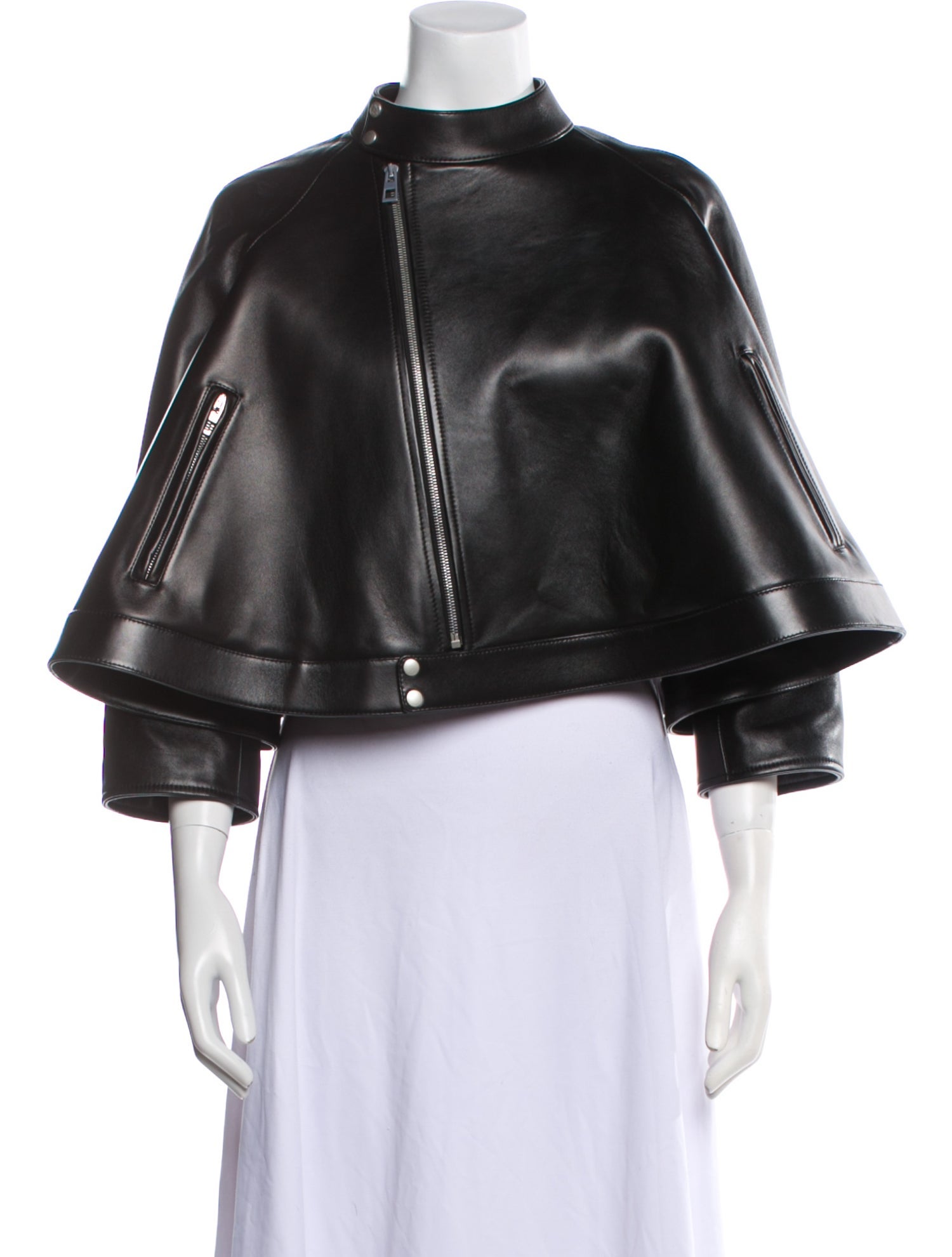 Loewe Trapeze Leather Poncho