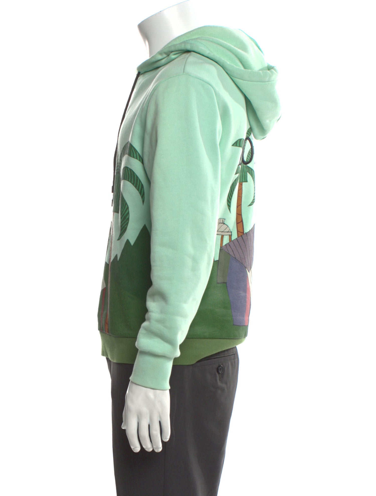 Loewe x Ken Price Tropical Print Graphic Print Hoodie w/ Tags