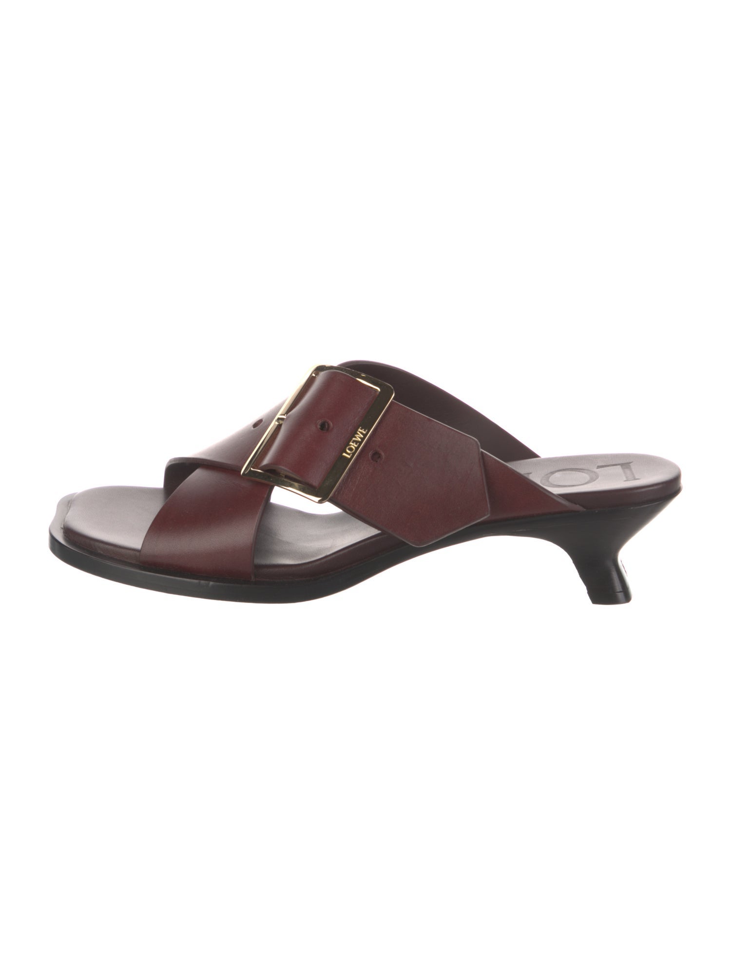 Loewe Leather Slides