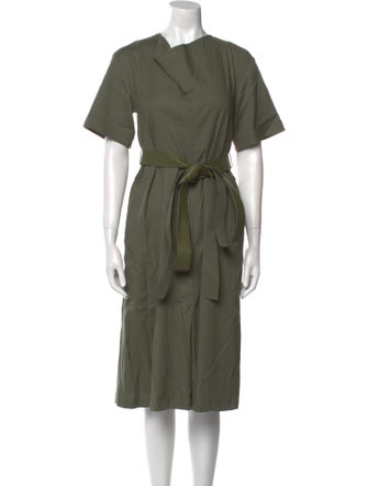 Loewe V-Neck Midi Length Dress