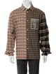 Loewe Plaid Print Long Sleeve Shirt