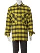Loewe Plaid Print Long Sleeve Shirt